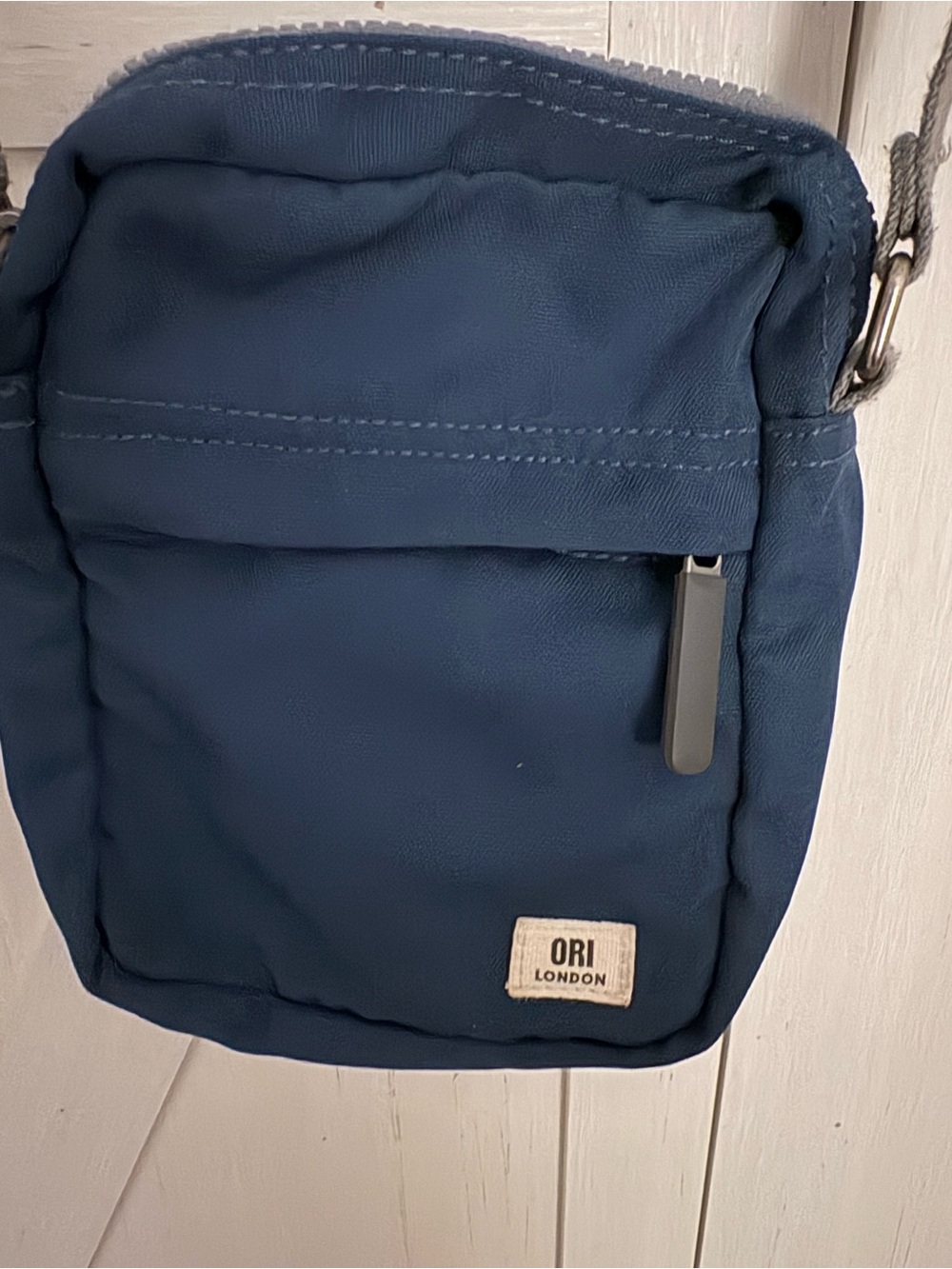 Orion London Dark Blue Compact Messenger Crossbody